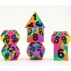 Pride Silicone Dice (Rainbow)